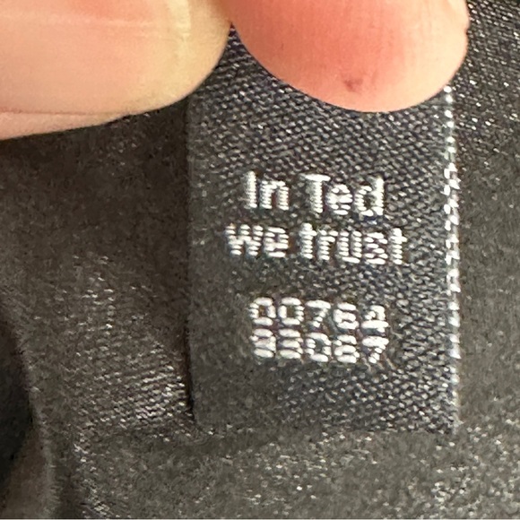 Ted Baker size 1 (US 2-4) black textured dress, vibrant lemon/bee lining - Picture 14 of 16